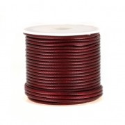 Polyester Cord Snake Skin imitation 1.5mm Burgundy x10 m|raw }}