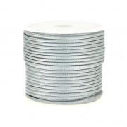 Polyester Cord Snake Skin imitation 1.5mm Grey x10 m|raw }}