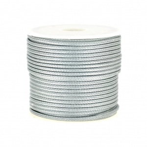 Polyester Cord Snake Skin imitation 1.5mm Grey x10 m