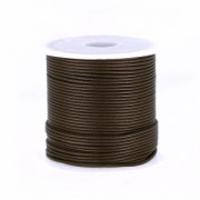 Polyester Cord Snake Skin imitation 1mm Dark Brown x10 m|raw }}