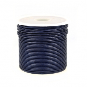 Polyester Cord Snake Skin imitation 1mm Navy Blue x10m