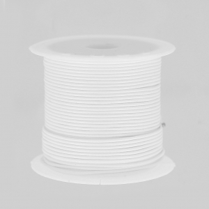 Polyester Cord Snake Skin imitation 1mm White x10m