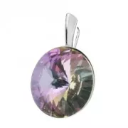 Setting thin pendant 1122 14mm in 925 silver x1