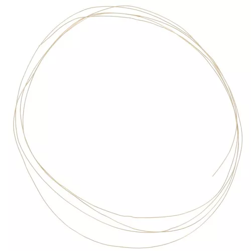 Gold filled 0.25mm Flexible thread x 1 m