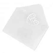 Set of 4 Cutting Dies in metal Thinlits by Sizzix Heart x1