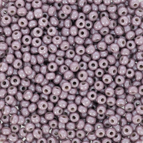 Preciosa Seed Beads 11/0 2 mm - Pearlescent Mauve x20g