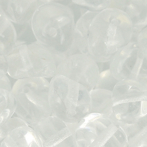Glass Tico Beads 5x7 mm Crystal x25