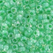 Preciosa 9/0 2.5 mm Seed Beads - Green Crystal Interior x 20 g