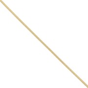 Snake chain 1.4mm fine gold plated x1m|raw }}