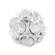 Rhinestones Ball 6mm Silver-colored Crystal