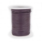 Leather cord 1,5mm Cinnamon Purple xx 25m
