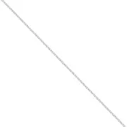 Mesh convict flat chain 1,2x1,7mm 925 Sterling Silver x 1m