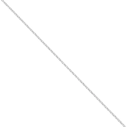 Mesh convict flat chain 1,2x1,7mm 925 Sterling Silver x 1m