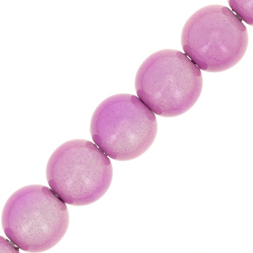 Miracle beads  8mm Fuchsia x4
