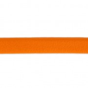 5mm Double sided lace of composition leather - Orange x1m