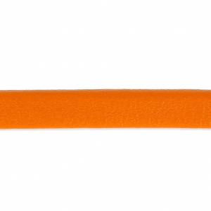 5mm Double sided lace of composition leather - Orange x1m