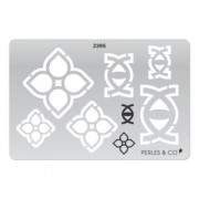 Rigid Template for polymer clay 152x100mm Flowers and Eyes Patterns|raw }}