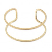 Cuff-Style Bracelet in Raw Brass 28x160 mm to customize x1