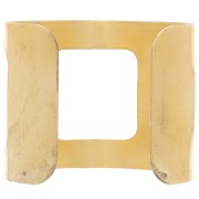 Cuff-Style Bracelet in Raw Brass 49x145 mm to customize x1