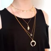 Thin Oval Mesh convict Chain 1.3  mm fine Gold plated x1m