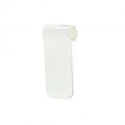 Flat Pendant to customize 23.6x10 mm for a cord of 3.5 mm diameter fine silver plating