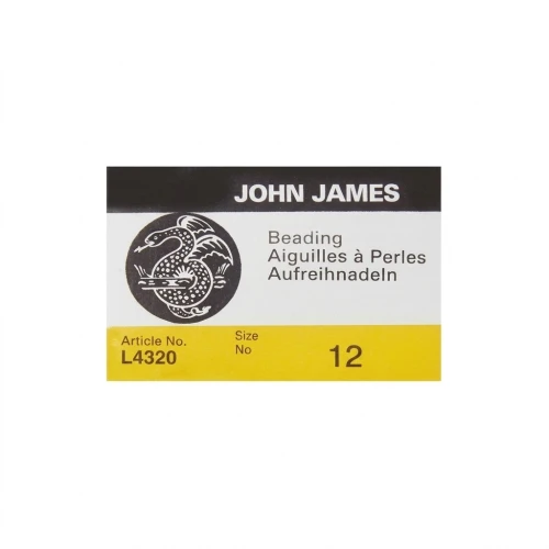 John James Beading needle Size 12 51 mm x25