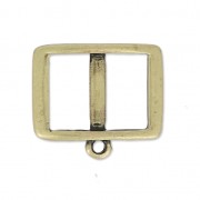 Spacer for 10 mm lace for choker  17.5 mm bronze x1