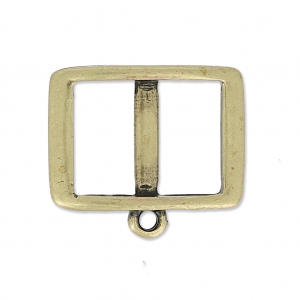 Spacer for 10 mm lace for choker  17.5 mm bronze x1