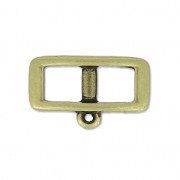 Spacer for 5 mm ribbon for choker 18 mm Bronze x1|raw }}