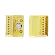 Magnetic Clasp 23.5 x 19.5 mm Golden x1