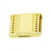 Magnetic Clasp 23.5 x 19.5 mm Golden x1