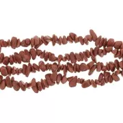 Gold Stone Chip beads 8 - 11 mm x85cm