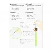 Precise Cutter with ergonomic handle all supports