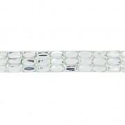 Stick Rhinestones Ribbon 3 rows to iron-on 15 mm Crystal x50cm|raw }}