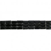 Stick Rhinestones Ribbon 3 rows to iron-on 15 mm Jet x50cm