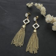 Chain tassel gold tone x1