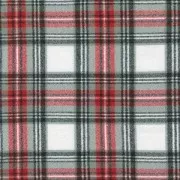 Cotton Mammoth Checkered Flannel Fabric - Country Plaid x10cm