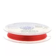 Griffin European Braided Nylon Thread 0.3 to 0.5mm Red x25m