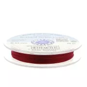 Griffin European Braided Nylon Thread 0.3 to 0.5mm Garnet x25m