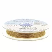 Griffin European Braided Nylon Thread 0.3 to 0.5mm Amber x25m