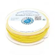 Griffin European Braided Nylon Thread 0.5 to 0.8mm Yellow x25m