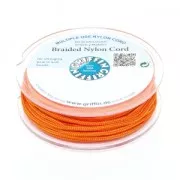 Griffin European Braided Nylon Thread 0.5 to 0.8mm Orange x25m