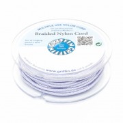 Griffin European Braided Nylon Thread 0.5 to 0.8mm Lilac x25m|raw }}