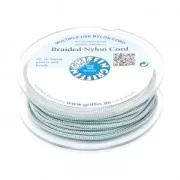 Griffin European Braided Nylon Thread 0.5 to 0.8mm Light Grey x25m