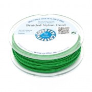 Griffin European Braided Nylon Thread 0.5 to 0.8mm Green x25m