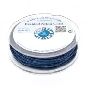 Griffin European Braided Nylon Thread 0.5 to 0.8mm Dark Blue x25m