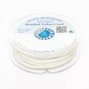 Griffin European Braided Nylon Thread 0.5 to 0.8mm Cream x25m