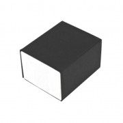 Gift box for ring 5x4.3x3 cm cm White/Matt Black x1