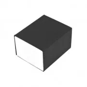 Gift box for ring 5x4.3x3 cm cm White/Matt Black x1