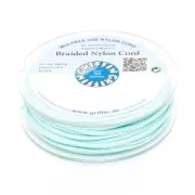 Jade thread / European braided nylon thread Griffin 1 mm - Turquoise x25m